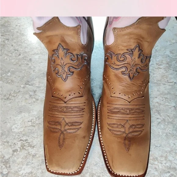 Women’s Justin cowgirl boots size 8 USA MADE - Picture 2 of 8